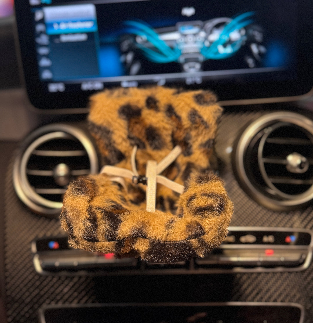 Luxury Car Seat for Lububu Dolls — Fluffy & Glossy Styles